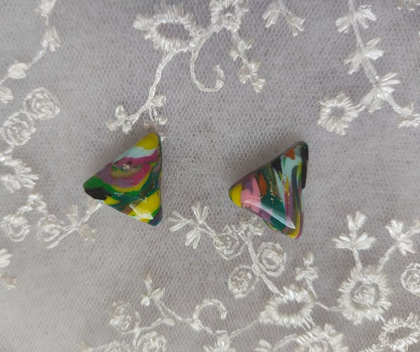 Ръчно изработени обеци от полимерна глина