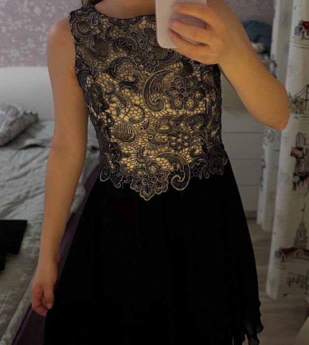 Коктейльное женское платье