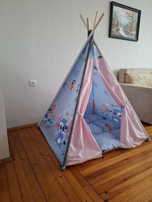 Нови палатки Типи за деца Стич