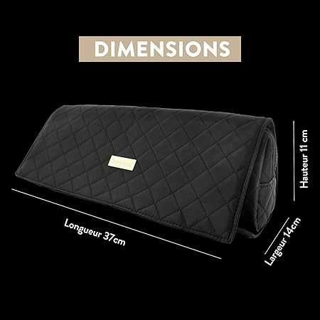 Термоустойчив калъф и подложка Demeliss Saint Algue черен за преса