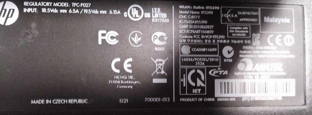 Sistem Desktop PC HP Pro 3520 All-in-One 20”