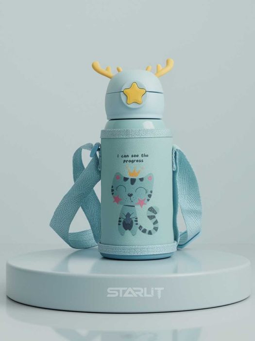 Детский термос-поильник с трубочкой, 500 мл, термос для детей термос