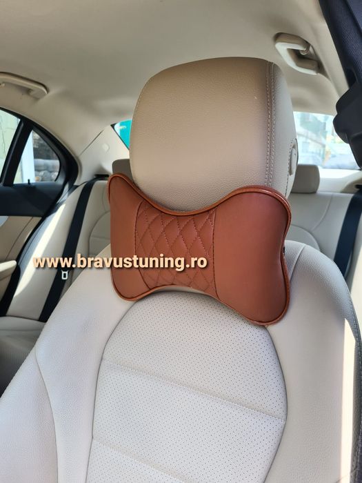 Perne tetiera auto set de 2 buc PIELE ECOLOGICA Confort