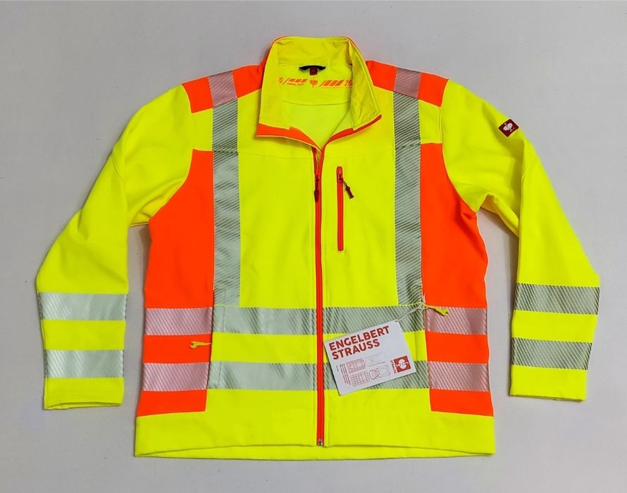 Geaca Nouă softshell Engelbert Strauss, înaltă vizibilitate E.S. Motion 2020, Nr. XXL (men)