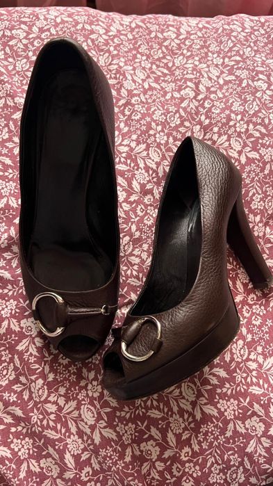 Pantofi Gucci piele maro 38