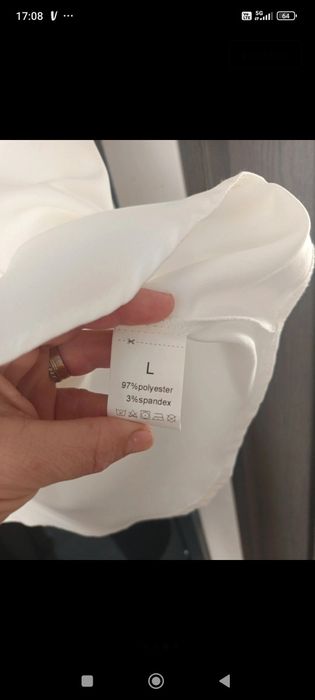 Cămașă eleganta + pantaloni evazați marimea L
