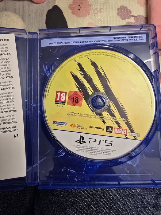 Wolverine ps5 fara defecte, dvd fizic