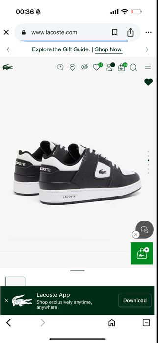 Кеды Lacoste женские