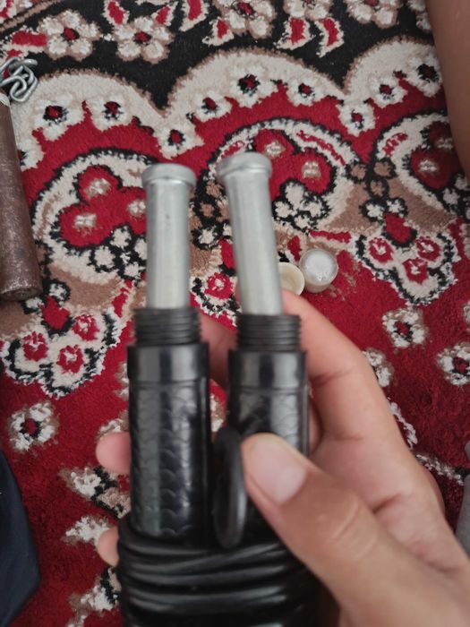 Скакалка с грузом на рукоятке