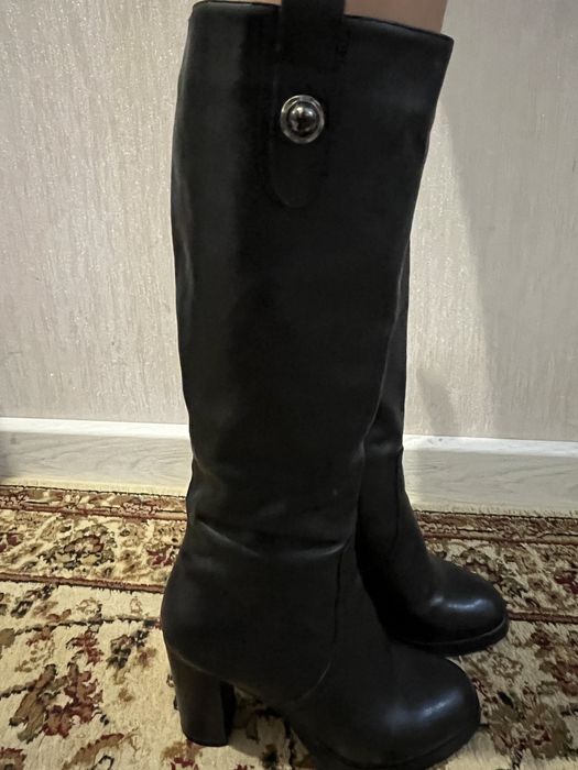 Сапоги из натуральный кожи