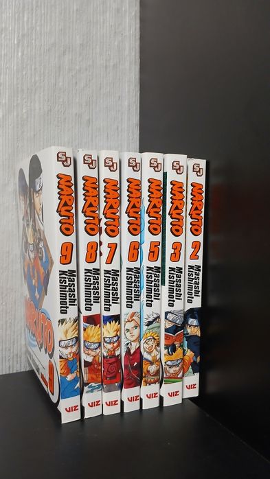 Naruto  манги номер 2, 3, 5, 6, 7, 8 и 9