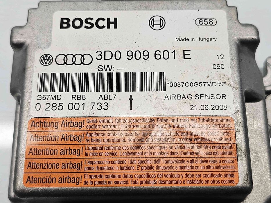 Calculator airbag  Volkswagen Touareg (7LA, 7L6) [Fabr 2003-2010] 3D09