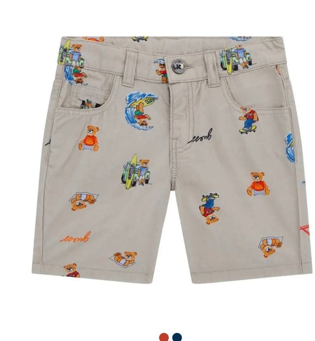 Къси панталони в бежов цвят за момче 104см 4 г Guess