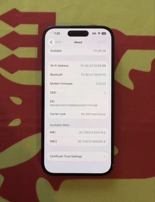 IPhone 15 128GB Neverlocked