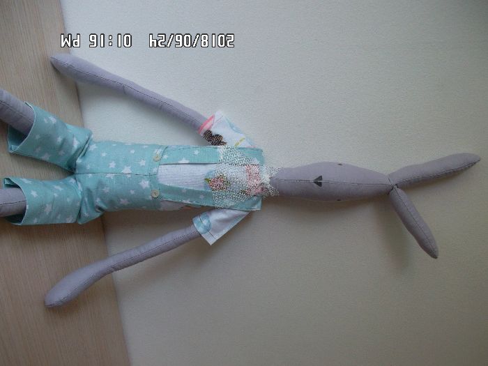 Кукли Тилда 38 см, заек Тилда, ръчна изработка