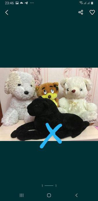 Мягкие  игрушки.