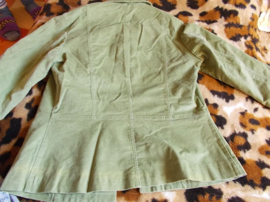 Sacou de dama Newman Franta masura 40 catifea verde nou