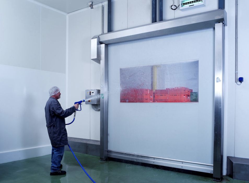 Скоростные быстрые ворота для пищевого производства и фабрик| Германия