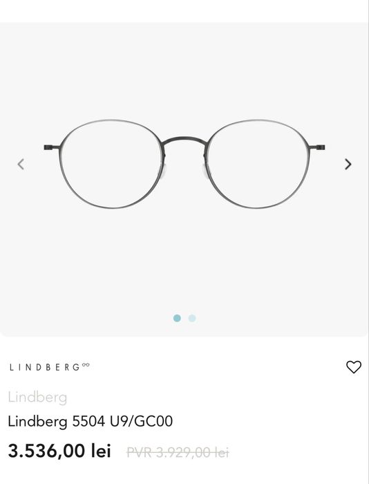 Lindberg 5504 GC00 titanium made in Denmark