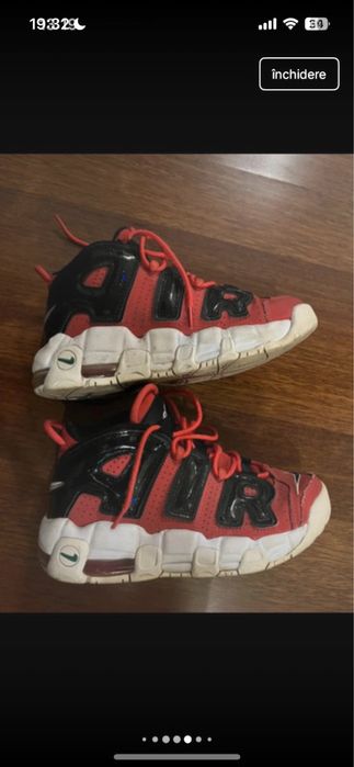 Nike uptempo rosu