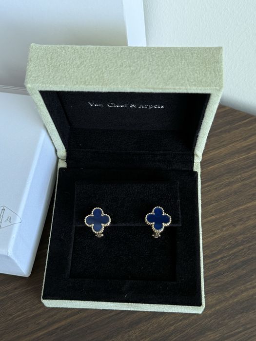 Серьги Van cleef 750 проба