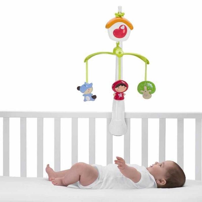 Chicco - Музикална въртележка 2 в 1 *Червената шапчица*