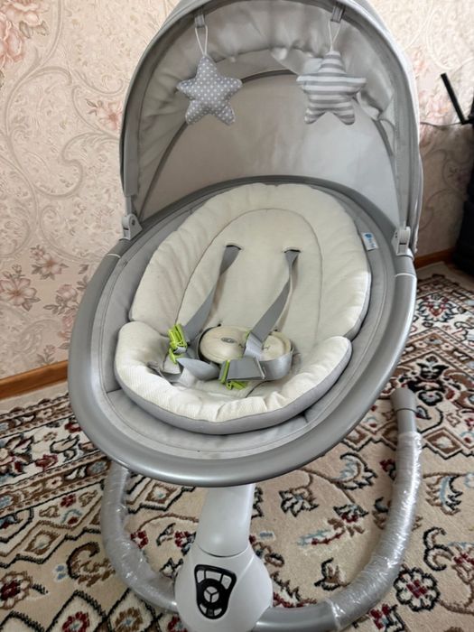 Детский шезлонг качеля