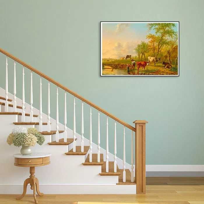 Puzzle Landscape with Cows 1000piese. Marime 75x50cm Nou ambalat!