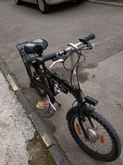 Bicicletă electrică pliabilă Leader E-Powered Bike Line – ideală pentru livrări (Glovo/Bolt)