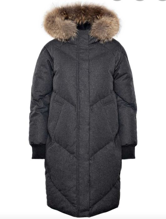 пуховик шерстяной