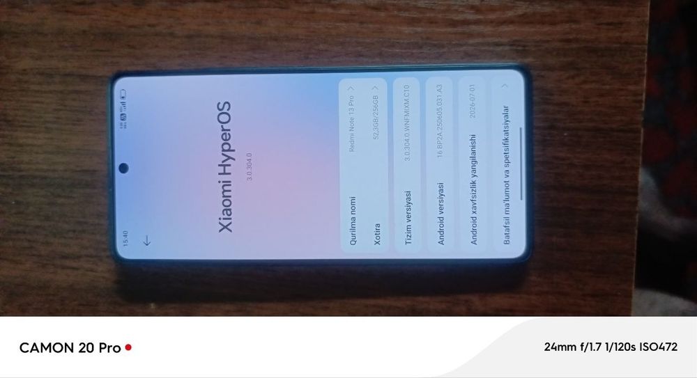 Redmi note 13 pro 8/256gb