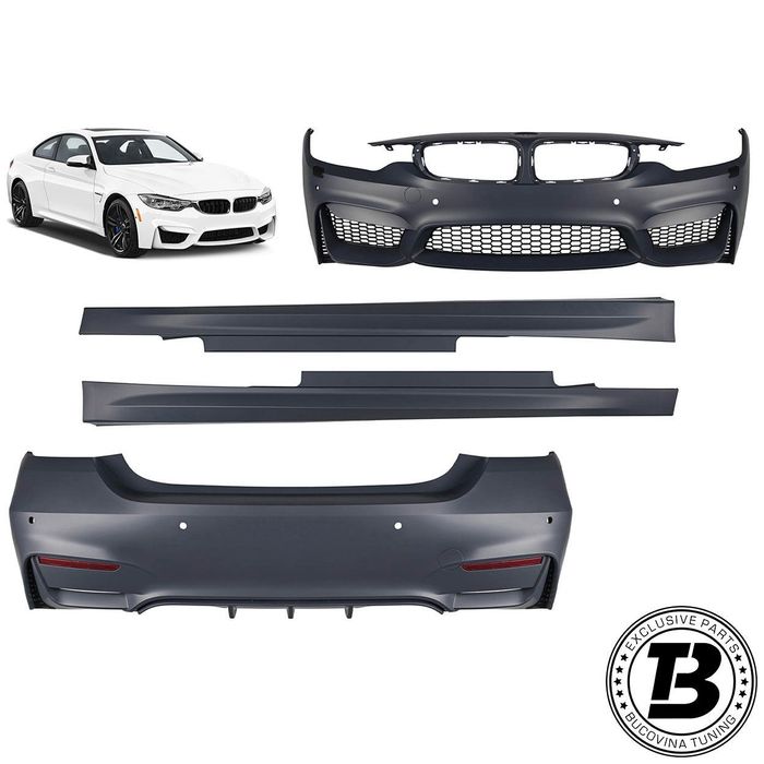 Pachet Exterior compatibil cu BMW Seria 4 F32 F33 M4 Design