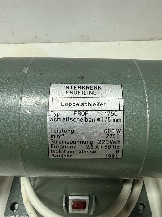 Български монофазен шмиргел 400/600 W Елпром Тетевен