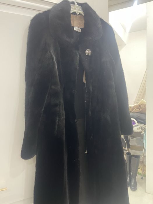 Шуба норка длинная цельная