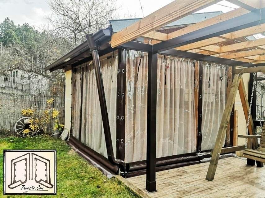 Ветроупорни завеси,винил,  тенти , сенници, ветрозащита