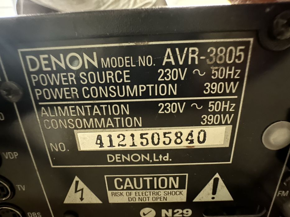 DENON 3805 AVR Безупречен