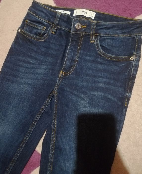 Blugi Mango skinny push-up talie medie, mărimea 32