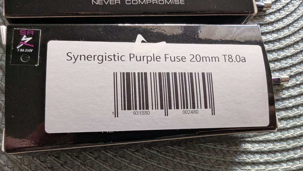Synergestic Research Purple Blue Red Quantum Fuse HiFi Бушони