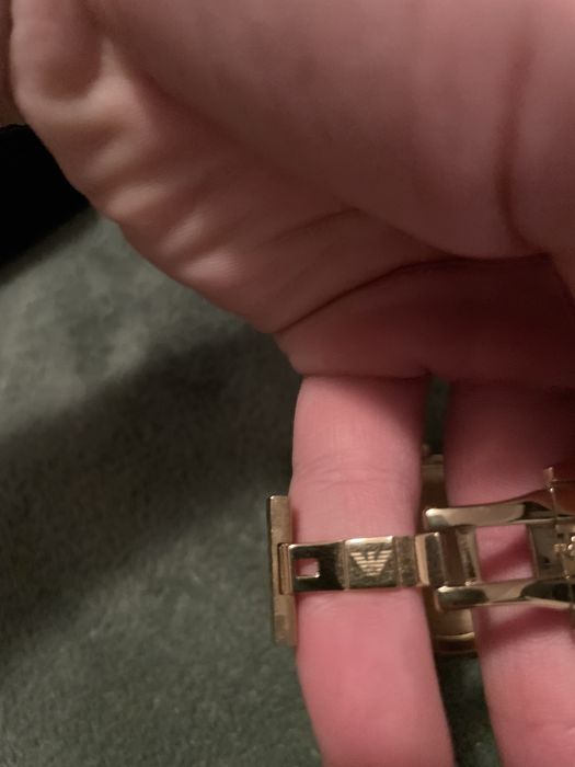 Ceas emporio Armani auriu cu negru