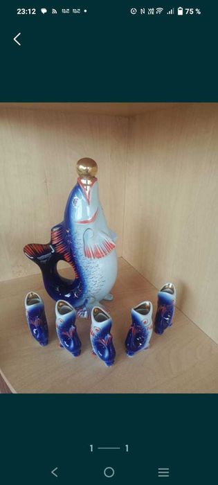 Продам набор  Графин с рыбками
