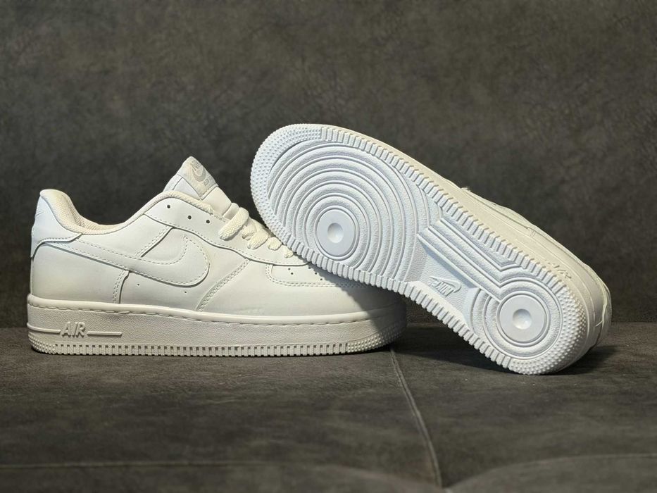 Adidasi NIKE low AIR FORCE 1 White, Produs Nou - Full Box, Premium