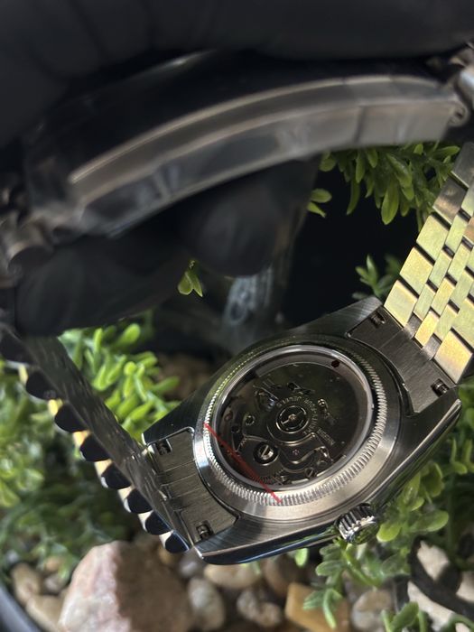 Seiko Mod NH35 Automatic Japonez Date-Just Olive Arabic 36/39mm