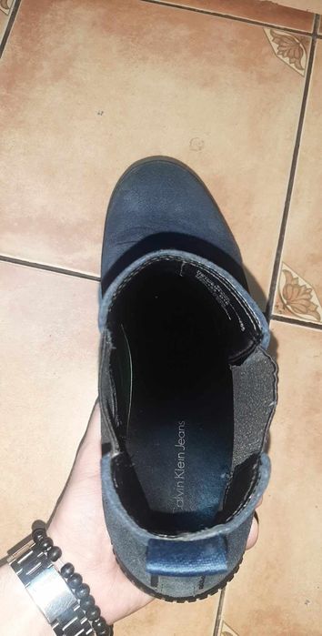 Ghete botine barbati calvin klein hugo piele marime 43 originale