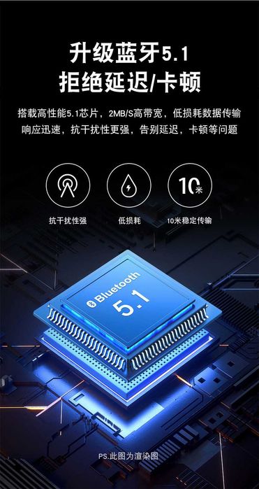 Yesido YAU34 Adapter Usb to Bluetooth v5.1 multi-device speed 3.0 Mbps