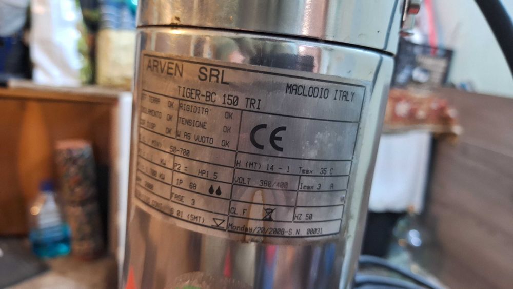 Pompa submersibila Arven Tiger bc 150 Tri noua nefolosita