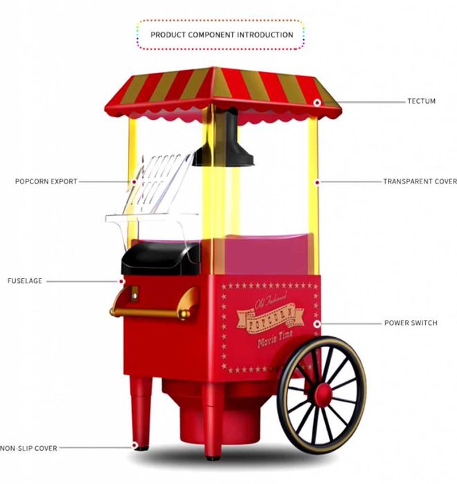 Ретро машина за пуканки /ИДЕАЛЕН ЗА ПОДАРЪК