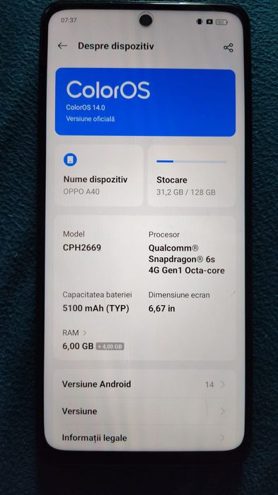 OPPO A40, 6GB RAM, 128GB