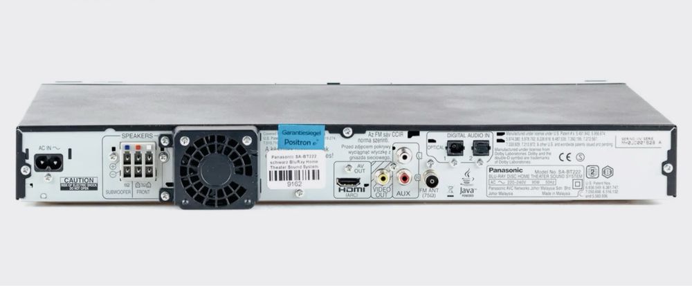 Home theatre panasonic