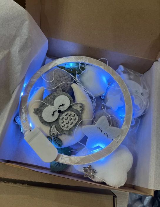 Музыкальный мобиль с подсветкой