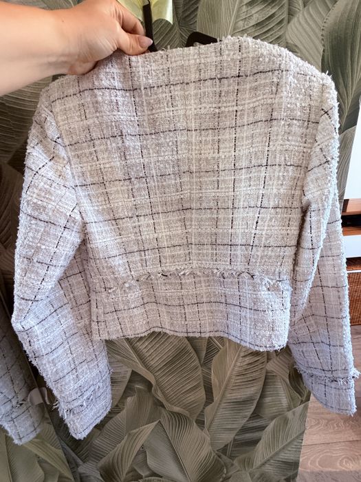 Стилно пепитено сако Guess